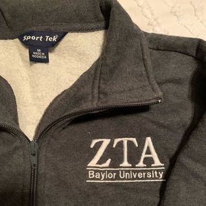 Baylor ZTA quarter zip